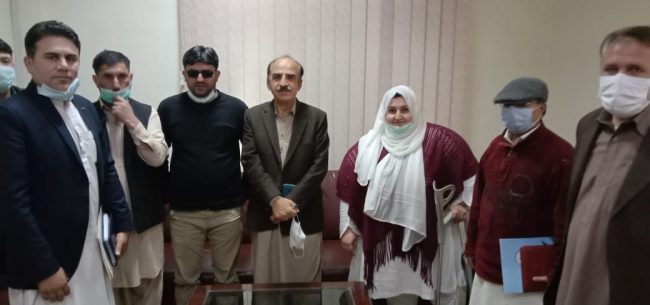 A delegation of CIP Gilgit Region meets with Vice Chancellor Karakoram International University Dr. Atta Ullah Shah and discusses the issues of female and special students