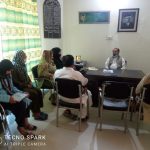 A delegation of CIP Multan Region meets with Deputy Director Social Welfare Muhammad Mushtaq and demands one window operation for PWDs and admission of transgender persons in skills centers