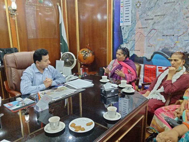 Representatives of CIP Region Karachi hold meeting with Deputy Commissioner Kemari Mukhtiar Ali Abro to discuss solutions of issues and challenges being faced by marginalized groups