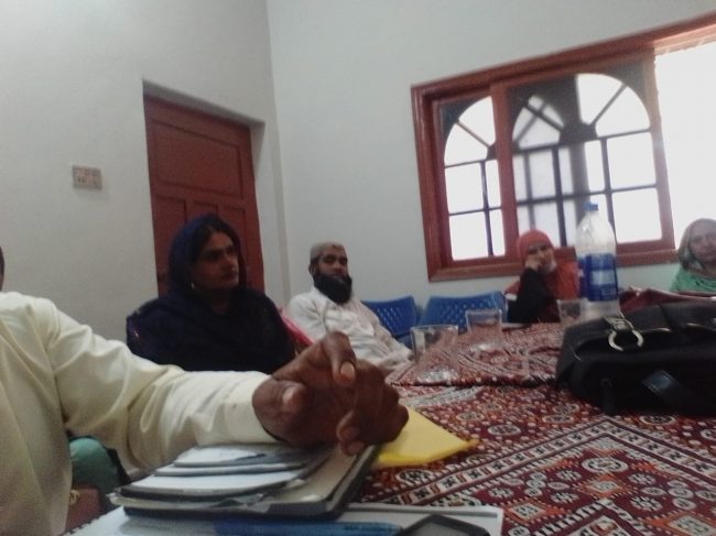 CIP Sukkur Region holds monthly meeting to review progress on agenda related to electoral and political rights of PWDs, Women and Transgender persons