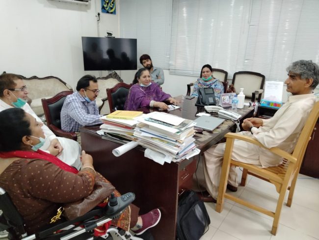 Representatives of CIP Region Karachi meets with Secretary Department of Empowerment of PWDs to discuss issues related to one-window certification