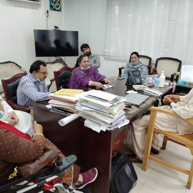 Representatives of CIP Region Karachi meets with Secretary Department of Empowerment of PWDs to discuss issues related to one-window certification